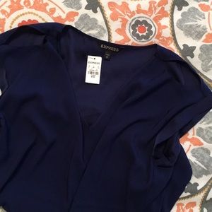 Cold shoulder blouse